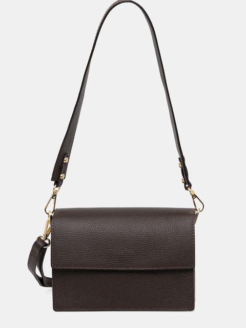 Answear.LAB torebka skórzana kolor brązowy - zdjęcie produktu nr 1