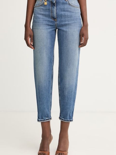 Elisabetta Franchi jeansy relaxed fit damskie - zdjęcie produktu nr 1