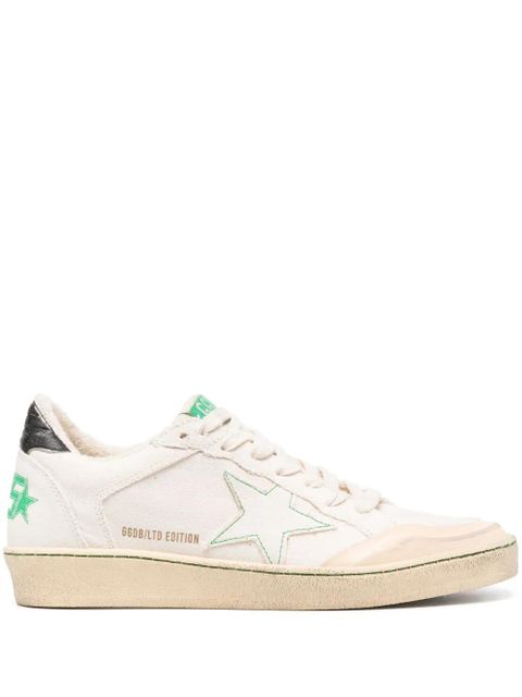 Golden Goose Ball Star low-top canvas sneakers - Neutrals - zdjęcie produktu nr 1