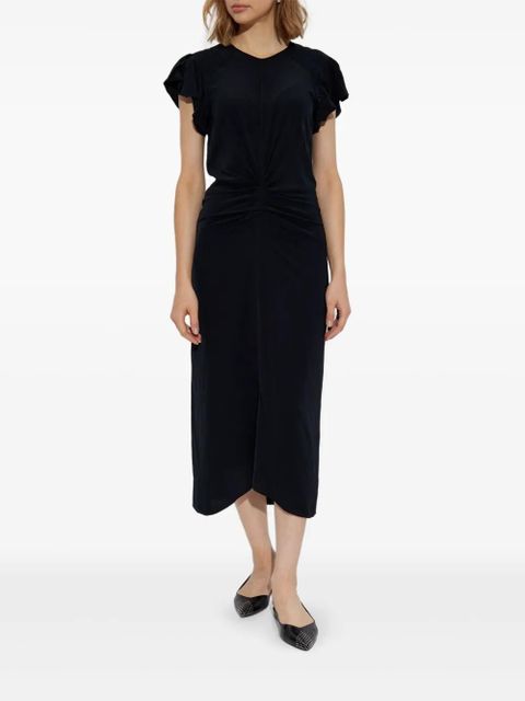 ISABEL MARANT Terena midi dress - Black