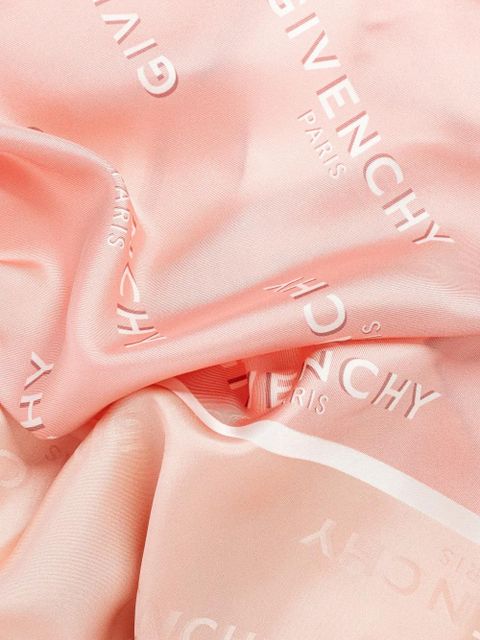 Givenchy logo-print scarf - Pink - zdjęcie produktu nr 2