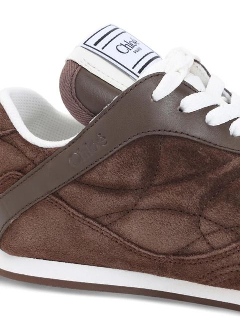 Chloé Kick suede sneakers - Brown