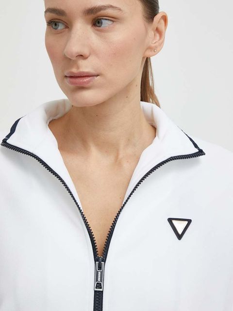 Guess bluza MYLAH damska kolor biały z aplikacją V4GQ02 KBFB2