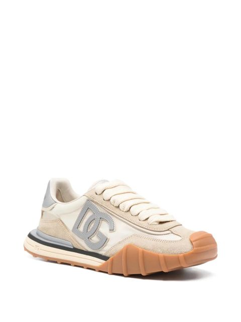 Dolce & Gabbana Bassa logo-patch sneakers - Neutrals - zdjęcie produktu nr 2