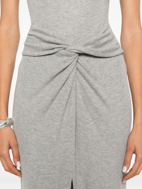 Nanushka Ofelia twist-detail maxi tank dress - Grey