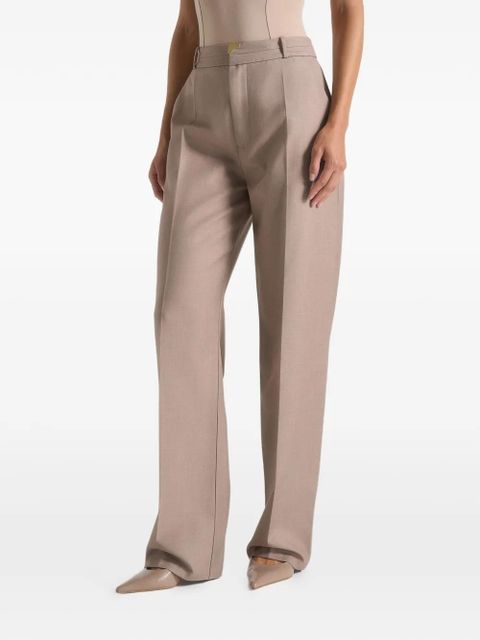 Manière De Voir Doria waistband-detail tailored trousers - Brown