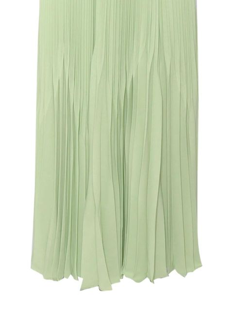 Max Mara pleated halter-neck dress - Green