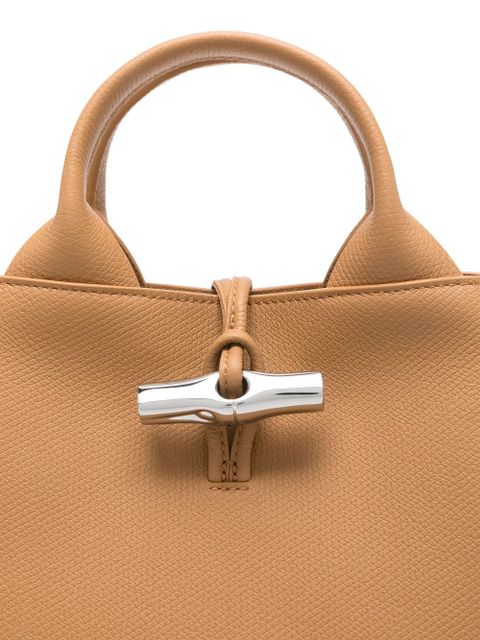 Longchamp small Le Roseau tote bag - Brown - zdjęcie produktu nr 2