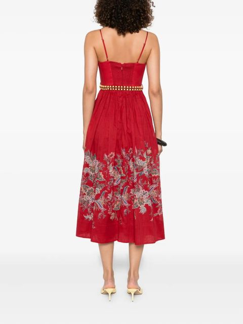 ZIMMERMANN cotton dress - Red