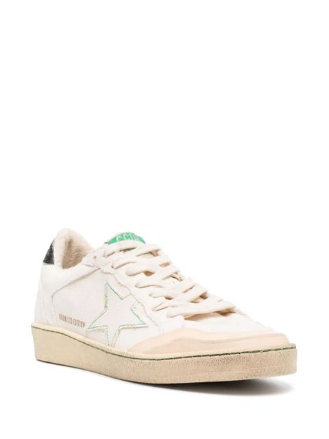 Golden Goose Ball Star low-top canvas sneakers - Neutrals