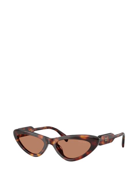 Miu Miu Eyewear cat-eye frame sunglasses - Brown - zdjęcie produktu nr 2