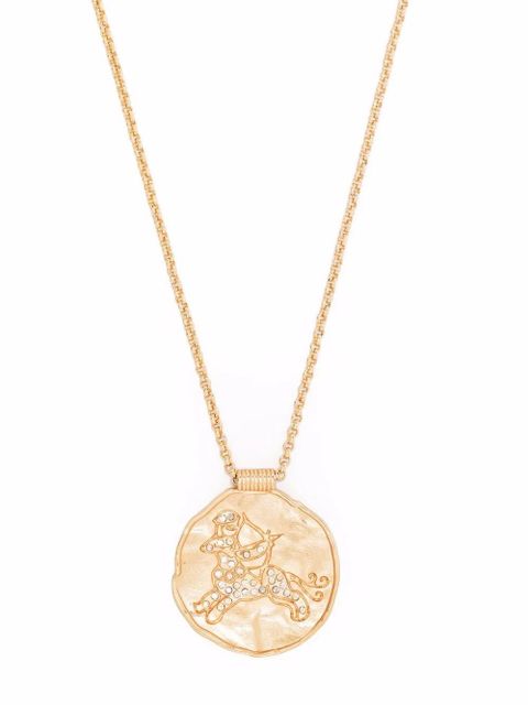 Maje Zodiac medal necklace - Gold - zdjęcie produktu nr 1
