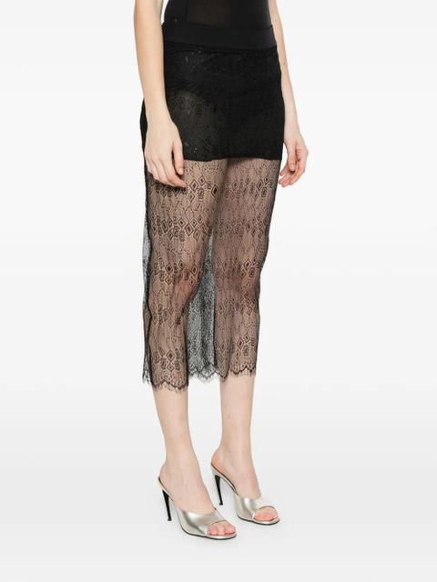 The Frankie Shop Alrose lace midi skirt - Black - zdjęcie produktu nr 2