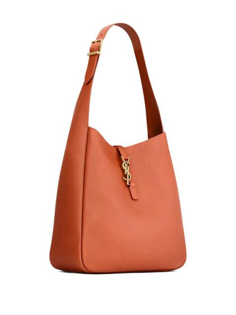 Saint Laurent large Le 5 À 7 buckle leather shoulder bag - Orange