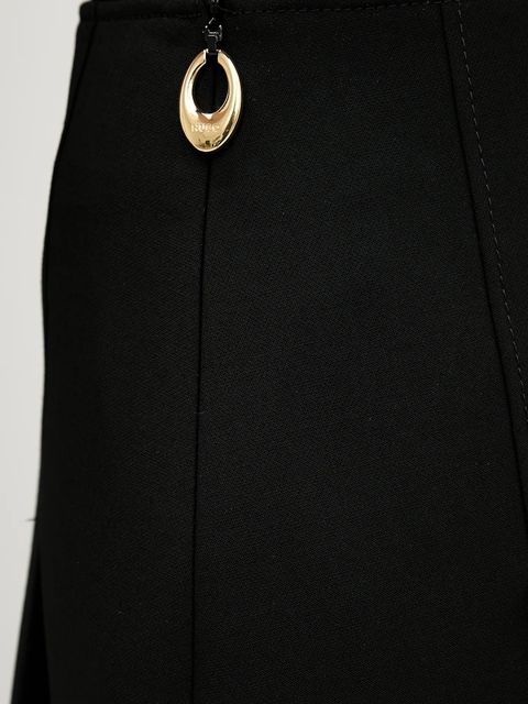 HUGO spódnica kolor czarny mini rozkloszowana 50555984