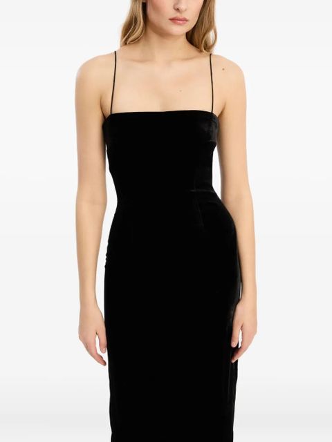 ROTATE BIRGER CHRISTENSEN train-detail dress - Black