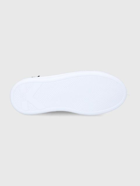 Karl Lagerfeld Buty skórzane KAPRI KL62572.000 kolor czarny na platformie