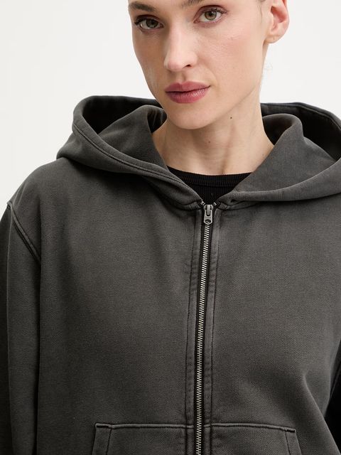 G-Star bluza bawełniana Washed hdd zip relaxed