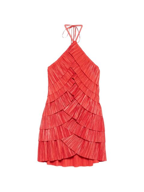 Cult Gaia tiered plissé-effect dress - zdjęcie produktu nr 1