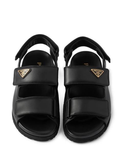 Prada leather sandals - Black