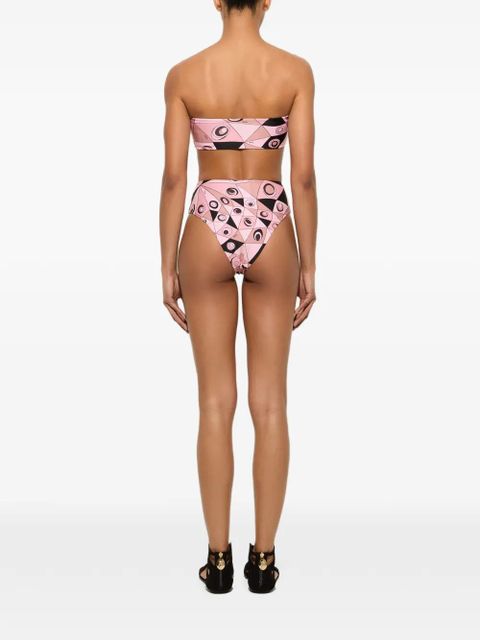 PUCCI Occhi print bikini top - Pink