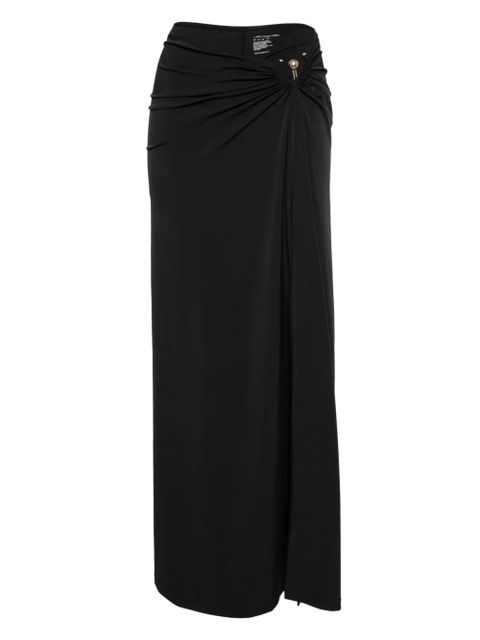 Christopher Esber Ruched Orbit Split skirt - Black - zdjęcie produktu nr 1
