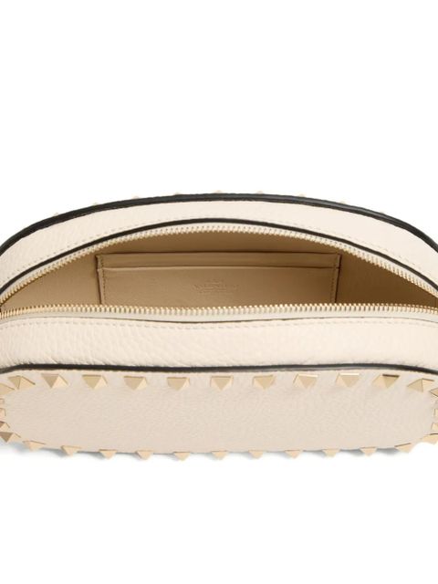 Valentino Garavani Rockstud embellished cross bag - Neutrals