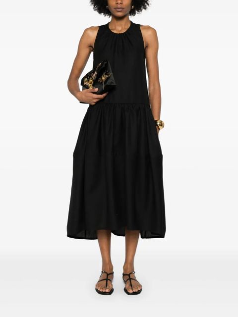 Jil Sander wool midi dress - Black