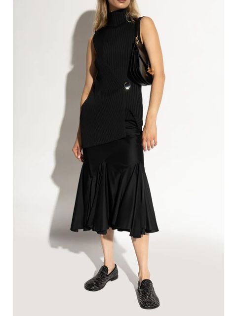 JW Anderson crystal-embellished loafers - Black