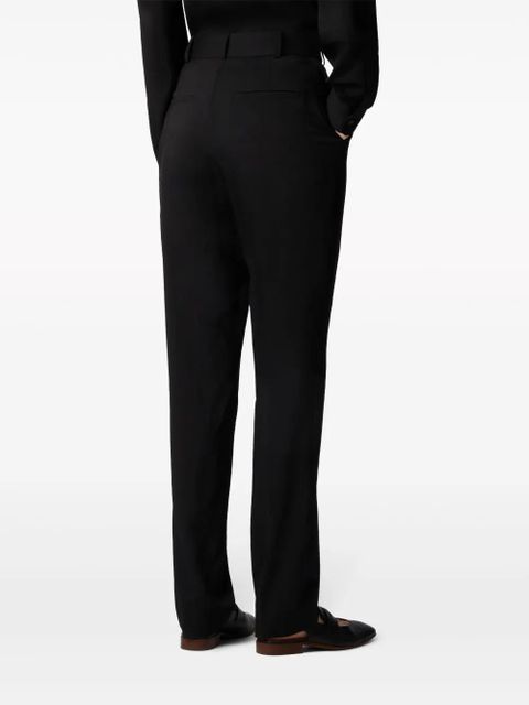 Tod's virgin wool tailored trousers - Black