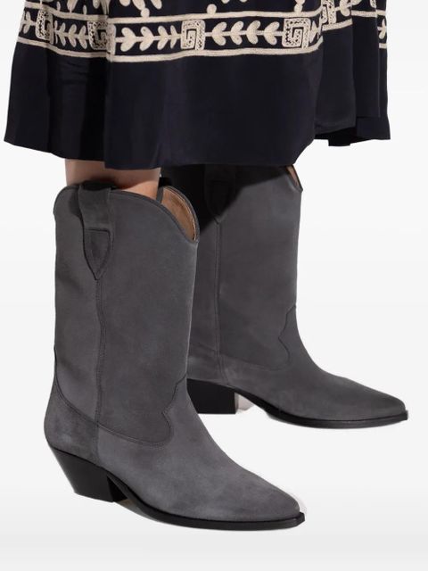 ISABEL MARANT 40mm Duerto suede ankle boots - Grey