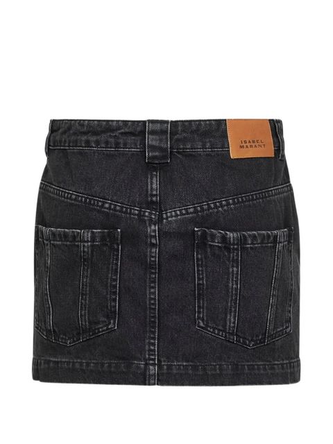 MARANT ÉTOILE five-pocket mini skirt - Black - zdjęcie produktu nr 2