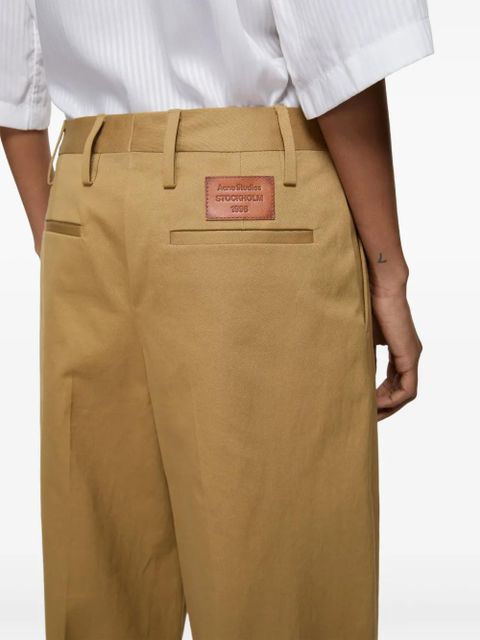 Acne Studios twill tailored trousers - Brown