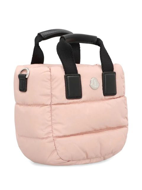 Moncler logo-patch tote bag - Pink