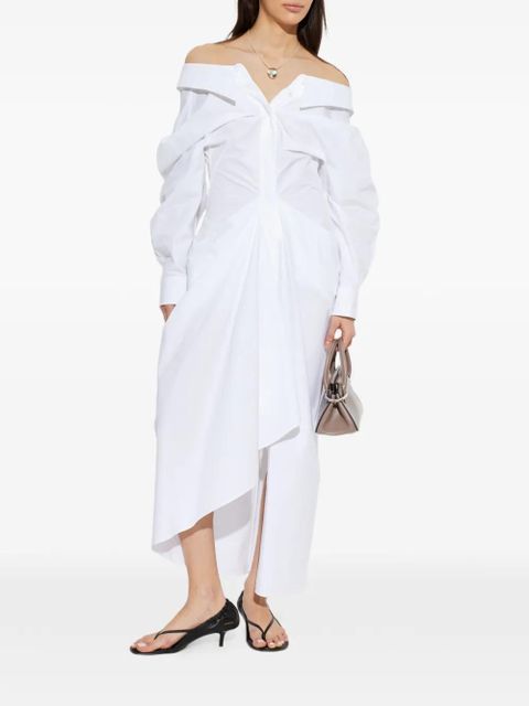 Givenchy draped poplin dress - White - zdjęcie produktu nr 2