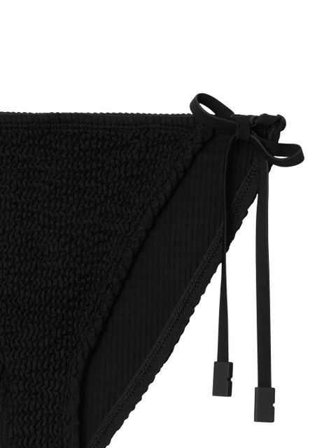 Burberry crinkled bikini briefs - Black