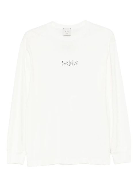 Alysi long-sleeve embellished T-shirt - White - zdjęcie produktu nr 1