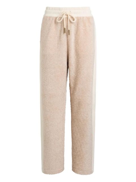 Moncler drawstring side stripe pants - Neutrals - zdjęcie produktu nr 1