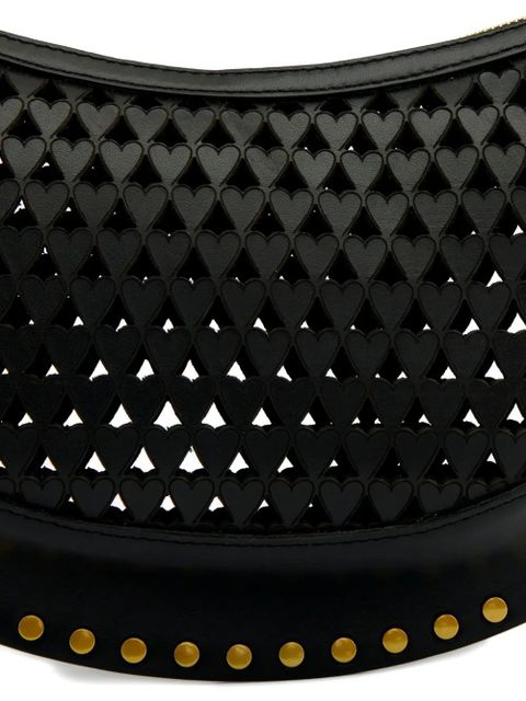 ISABEL MARANT Oskan Moon leather shoulder bag - Black