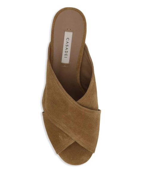 Casadei suede sandals - Brown