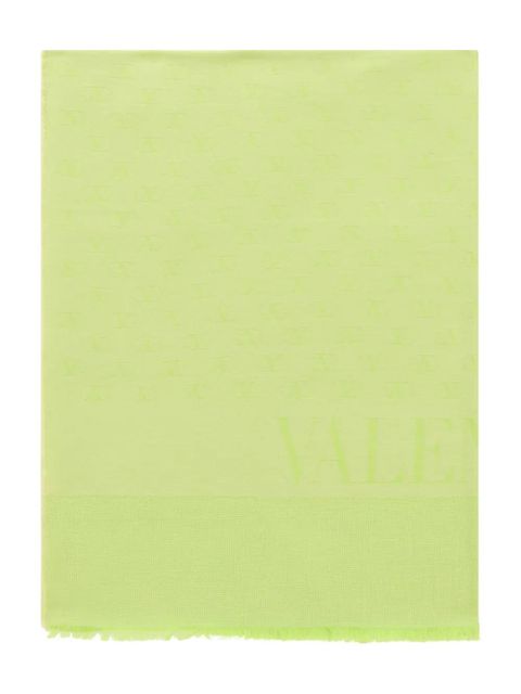 Valentino Garavani VLogo Signature scarf - Green - zdjęcie produktu nr 1