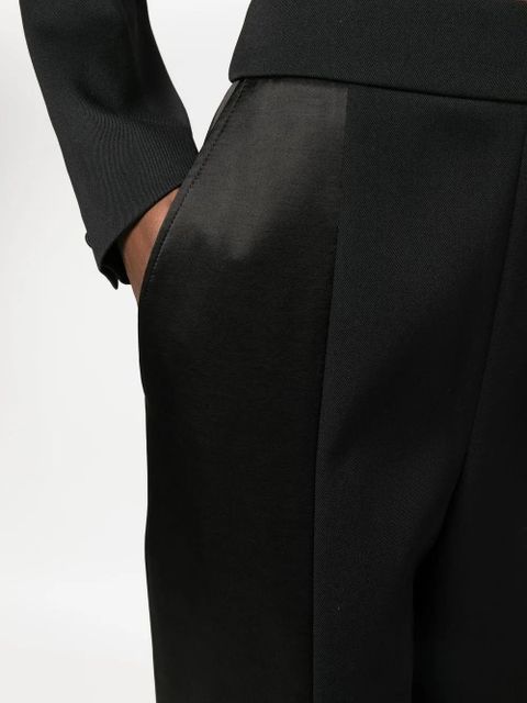 Lanvin tuxedo straight-leg trousers - Black