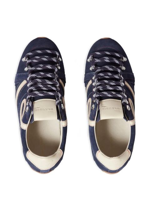 Claudie Pierlot leather lace-up fastening sneakers - Blue