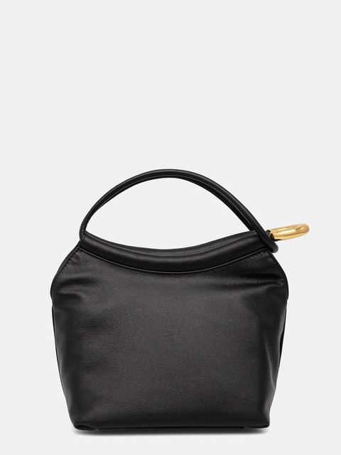 Coccinelle torebka skórzana FINN POUCH kolor czarny E1 UAA 58 01 01 - zdjęcie produktu nr 2