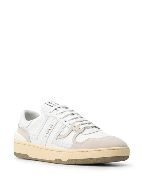 Lanvin Clay leather low-top sneakers - White - zdjęcie produktu nr 2