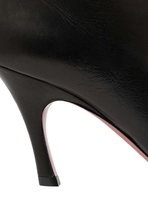 Amina Muaddi 80mm Jamie pointed-toe ankle boots - Black