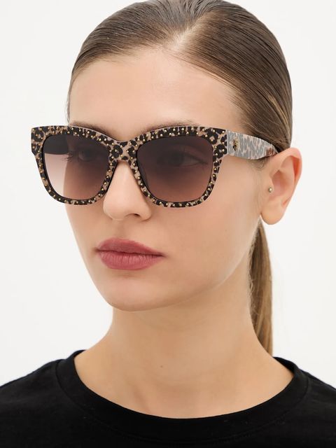 Kurt Geiger London okulary przeciwsłoneczne SHOREDITCH damskie kolor brązowy 4738839679 - zdjęcie produktu nr 1