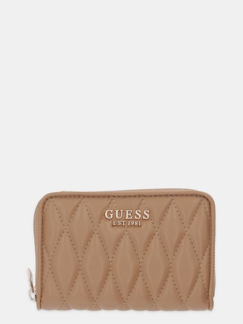 Guess portfel VALLA damski kolor brązowy SWQG81 22140