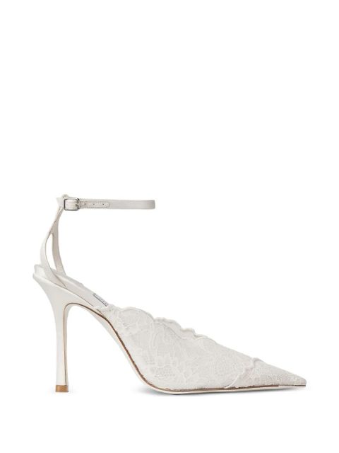 Jimmy Choo Faiz ankle-strap pumps - White - zdjęcie produktu nr 1
