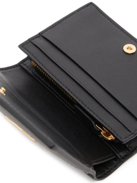 Valentino Garavani VLogo the Bold edition small calfskin wallet - Black